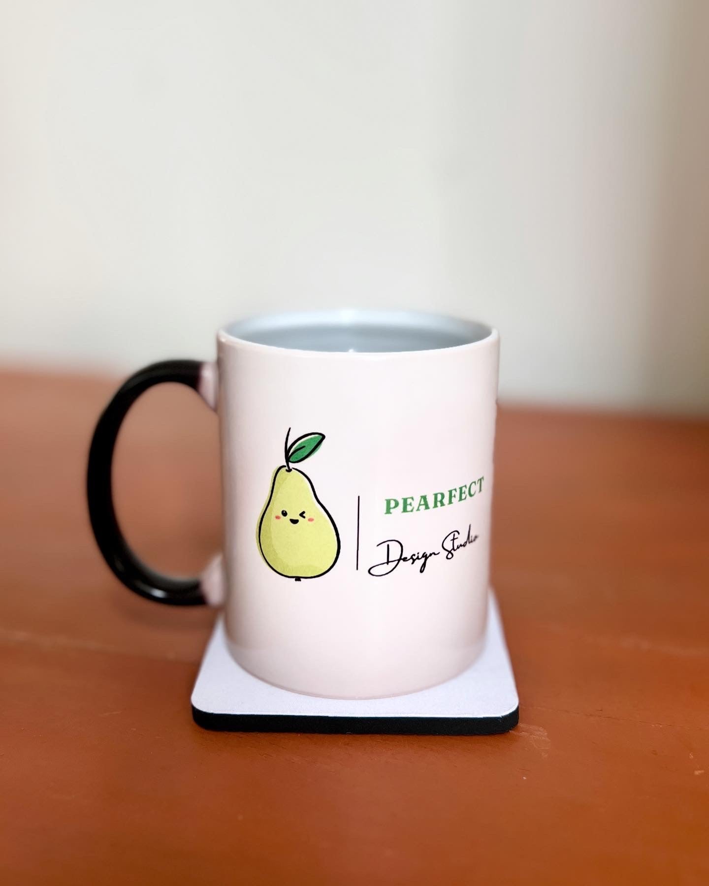 Pearfect Personalized Coaster for mug and everything