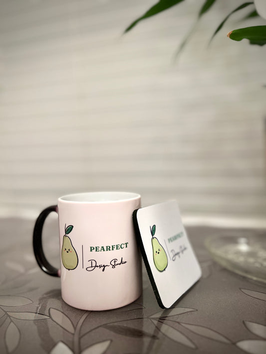 Pearfect Personalized Coaster for mug and everything