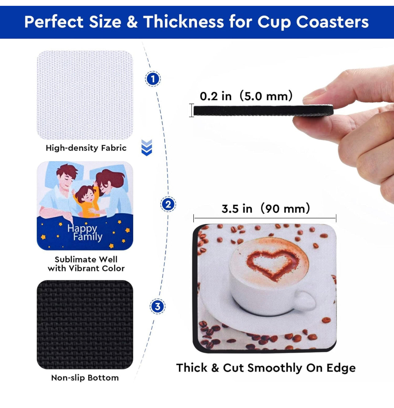 Pearfect Personalized Coaster for mug and everything